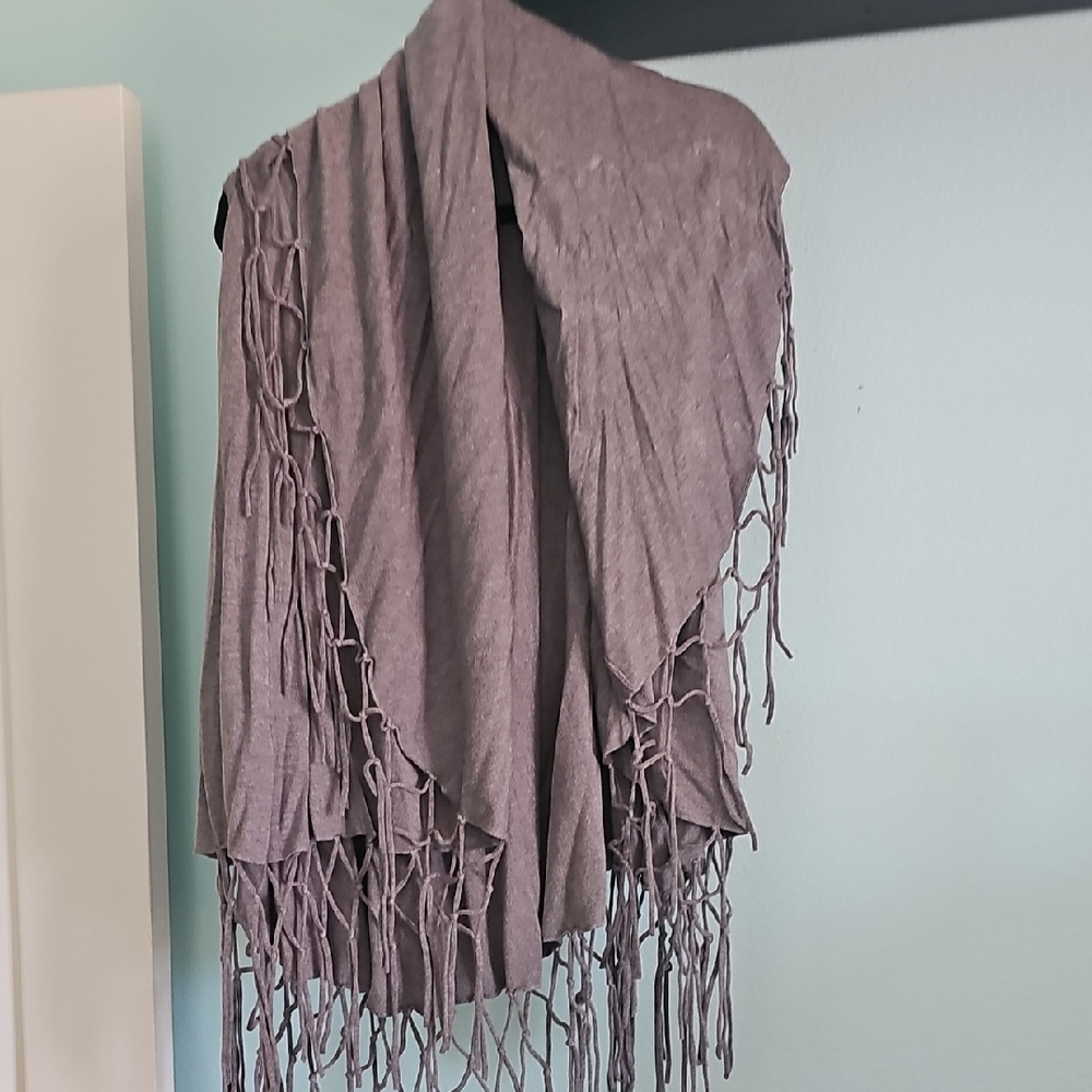 Lovestitch Heather Gray Knit Shawl